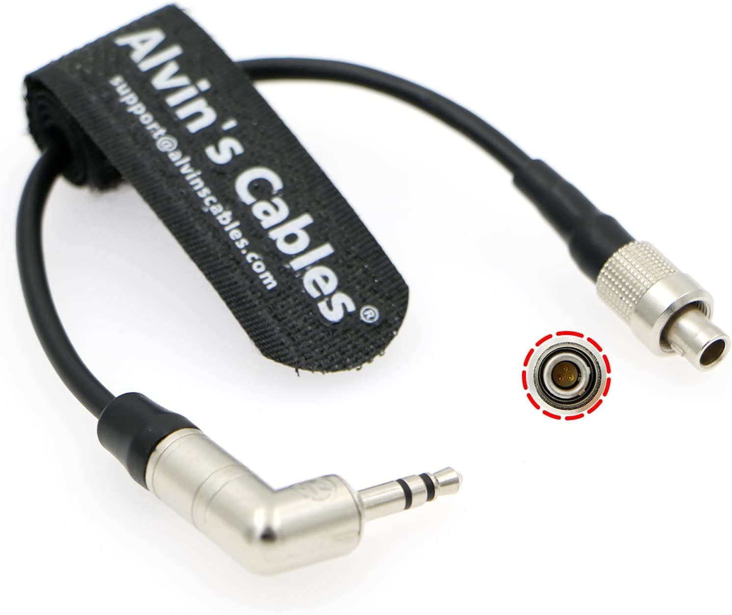 Timecode Cable For Wisycom MTP60 From Tentacle Sync 3.5mm TRS To FVB 00 3 Pin