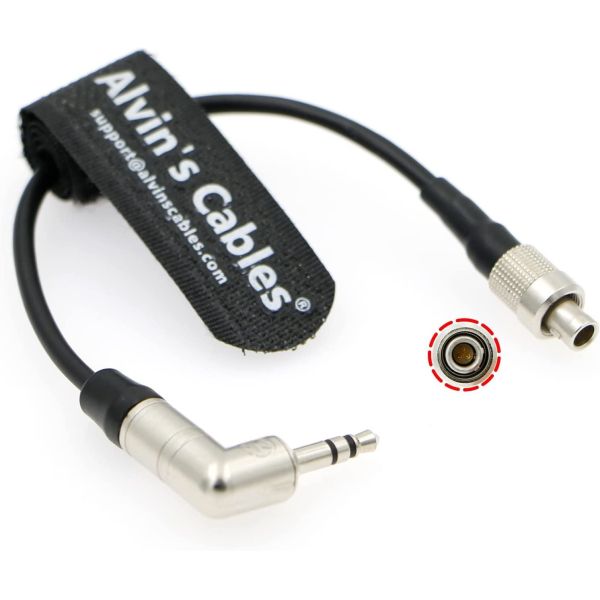 Timecode Cable For Wisycom MTP60 From Tentacle Sync 3.5mm TRS To FVB 00 3 Pin
