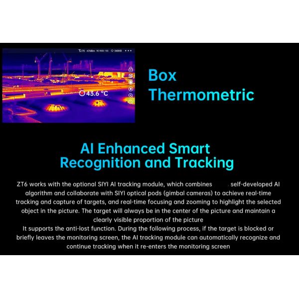 Four-Optical Pod 4K AI Hybrid Zoom Drone Camera with GPS 3-Axis Gimbal ZT30 Thermal Imaging and Laser Ranging