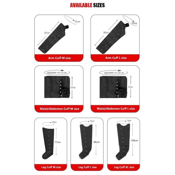 Cordless Battery Powered Leg Recovery Compression Boots