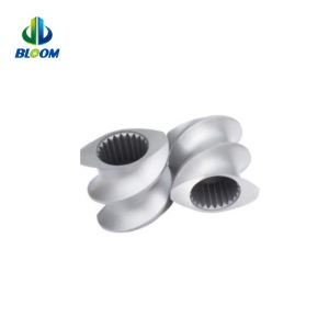 China Customized Extruder Parts Bimetallic Screw Segments For Repairing In Masterbatch Production on sale