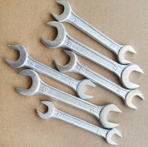 Double Open End Spanner Double open end flat wrench size 5.5 7 8 10 12 13 14 15 17 19 22 24mm spanner