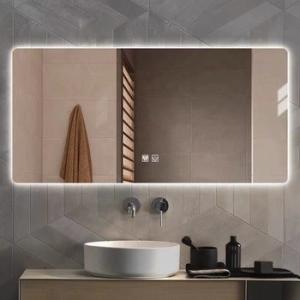 China Wall Mounted Led Smart Bathroom Mirror 750x1000mm Rectangular on sale