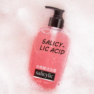 China GMPC Salicylic Acid Body Wash Anti Acne Shower Gel OEM Beauty Shampoo on sale