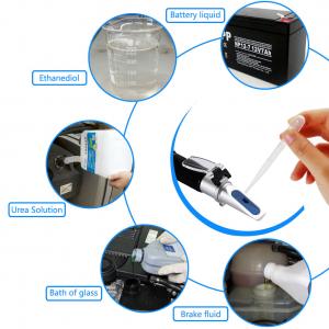China ATC Portable Antifreeze Refractometer Ethylene Glycol Tool Ice Point Concentration Detector on sale