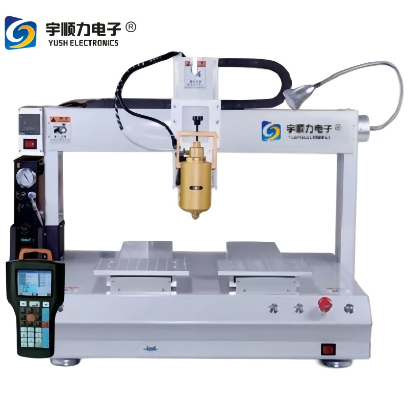 Full Automatic Double Platform Melt Adhesive Dispensing Robot Dispenserzhh