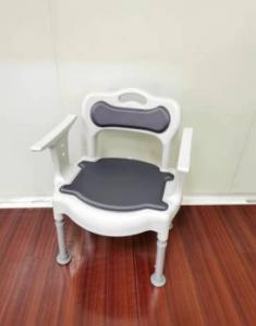 Quality Removable Plastic Commode Chair For Elderly Ergonomics Shower Chair Toilet Seat for sale