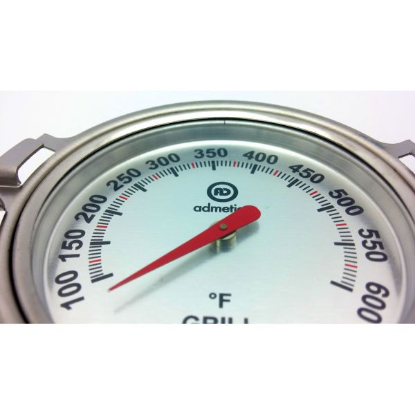 Non Stick Big Oven Grill Temperature Gauge , Smart BBQ Thermometer Silver Color