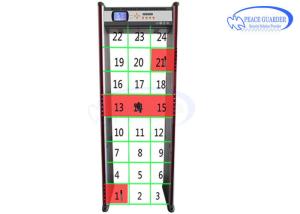 China Mobile APP Connected Multi Zone Security Walk Through Gate With Bright LED Visual Alarm on sale