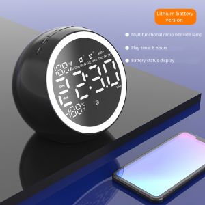 Quality Small Bluetooth Portable Clock Radio With Dual Alarm Function for sale