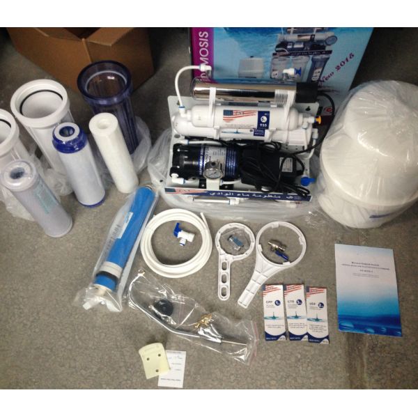 Manual / Auto Flush Ro Reverse Osmosis Water Filter Home Water Treatment Systems