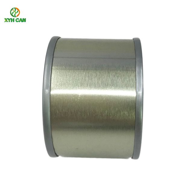 Easy Open Tuna Packaging Metal Round Tin Containers With Lids