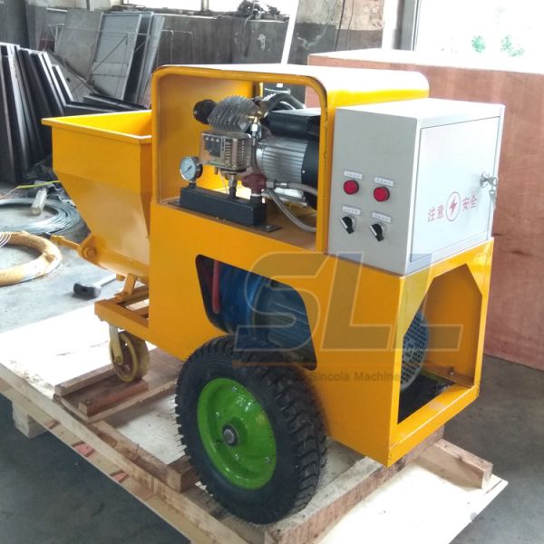 High Efficiency 150m2/H Sand Mortar Plastering Machine Wet Mixed Concrete Sprayer