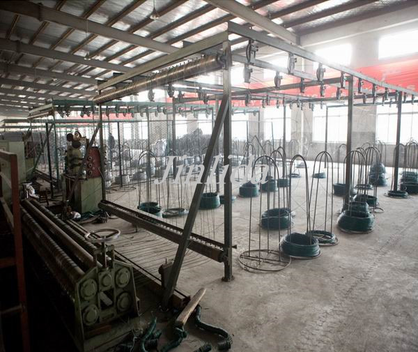 Hexagonal Mesh Gabion Machine 100mmx120mm For Zinc And PVC Coated Wire