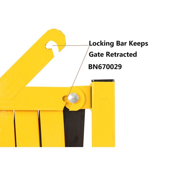 Aluminum Light Duty Portable Folding Security Gates For Stock Checking 40 Inch Height