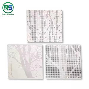 Quality Artistic Aluminum laser cutting Wall Panels CNC Carved Exterior PVDF Coating for sale