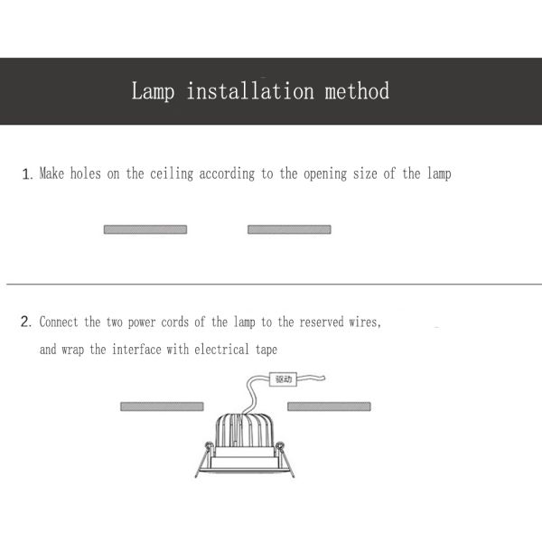 White Adjustable LED Recessed Lighting SCR Dimming 15W 5000K 110mm