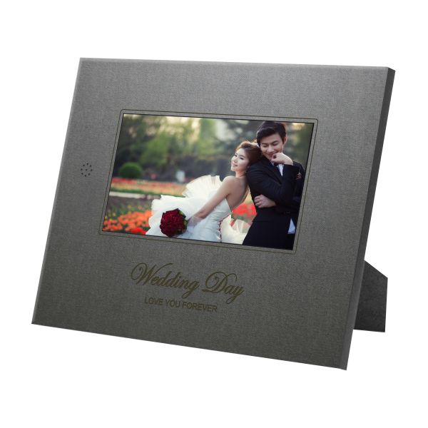 Buy Leather Promotional Video Brochure Book Digital Wedding Video Book at wholesale prices