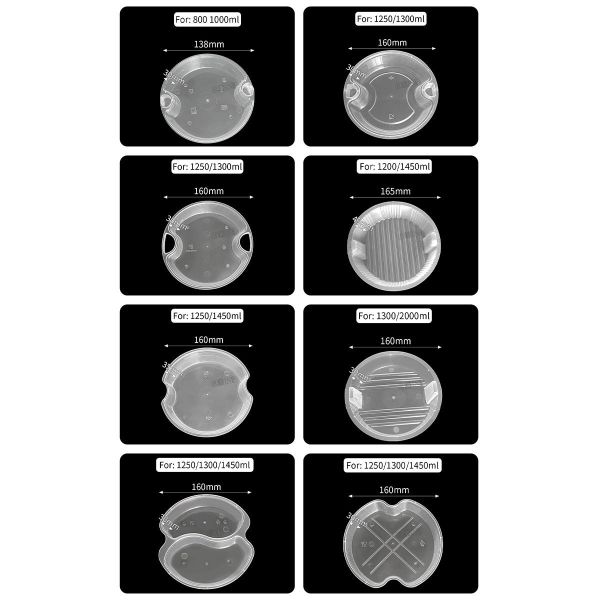 Plastic Restaurant Take Out Containers Leak Proof With Separate Insert Tray