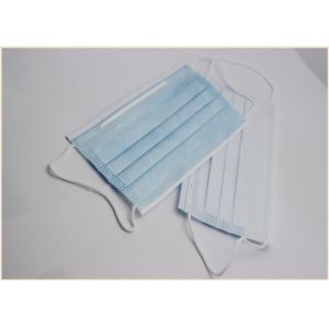 Quality Blue Disposable Face Masks High Breathability With ISO CE Certification for sale