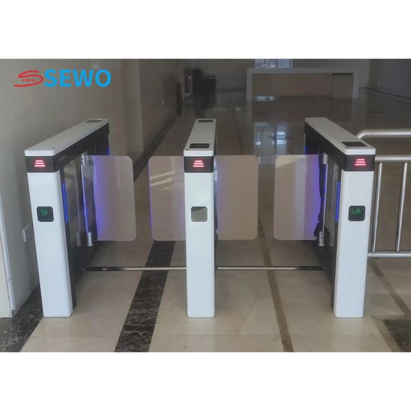 Heavy Duty Swing Gate Turnstile for Industrial Factories Anti-Collision and 24/7 Durability