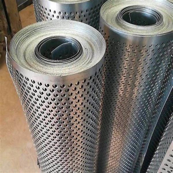 Round / Square / Diamond Expanded Perforated Metal Mesh , Punching Hole Mesh