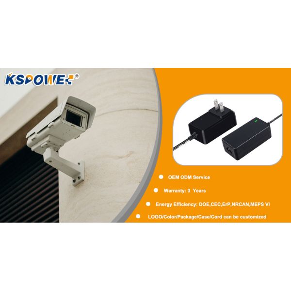 UL 12V Desktop Power Adapter Single Output 30W 40W 36W 1A 1.5A 2A AC DC Power Supply