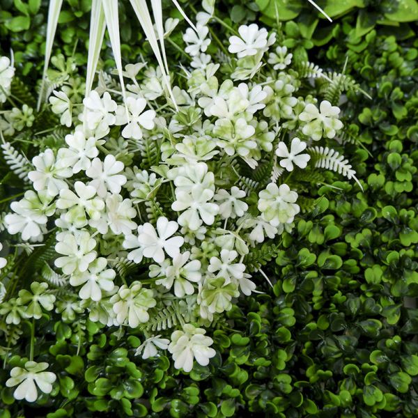 Vertical Backdrop Panel Plastic Plant Artificial Hedge Fence Green Wall For Decoration