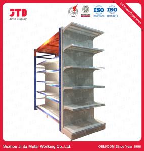 China 2400mm Heavy Duty Metal Rack Steel Q195 Hypermarket Shelf on sale
