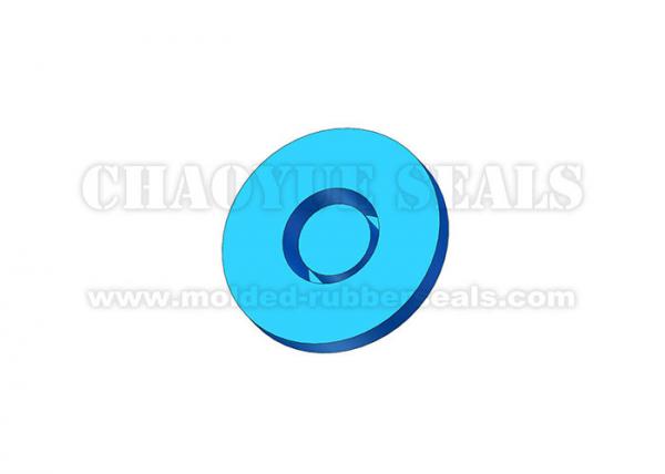 Customize 7 mm Panton 2925C Blue Color Silicone Push Button For Self-reset Switch