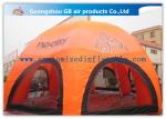 Orange Inflatable Spider Tent With 8 Legs Weather - Resistant ODM / OEM