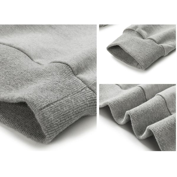 Grey Youth Sports Uniforms Minimal Shrinkage Soft Feeling With Zipper Closure