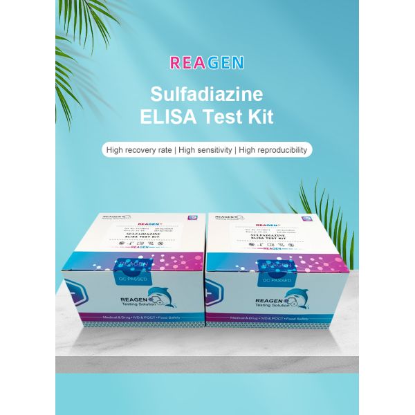 Sulfadiazine ELISA Test Kit for Eggs Fish Shrimp Meat Honey