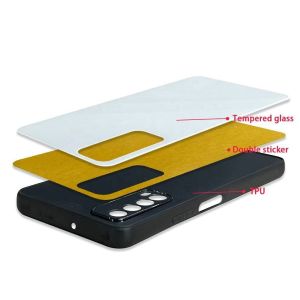 Slim Design Glass Sublimation Blank Phone Case 2D Shockproof