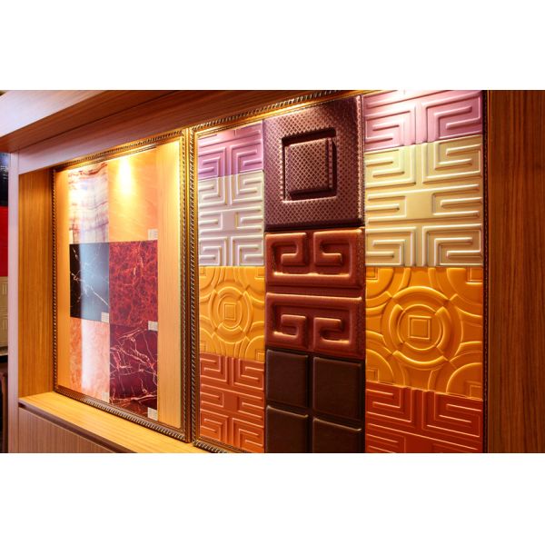 Colorful Cloth Surface Thin Fiberboard , Low Carbon Thin Hardboard Sheets