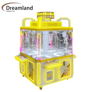 CE Certified Coin Operated Claw Game Machine 4 Players Claw Crane Vending
