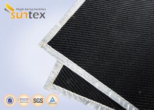 China High Temperature Resistant Graphite Coated Glass Cloth Abrasion Resistant Cloth For Welding Curtains & Covers on sale