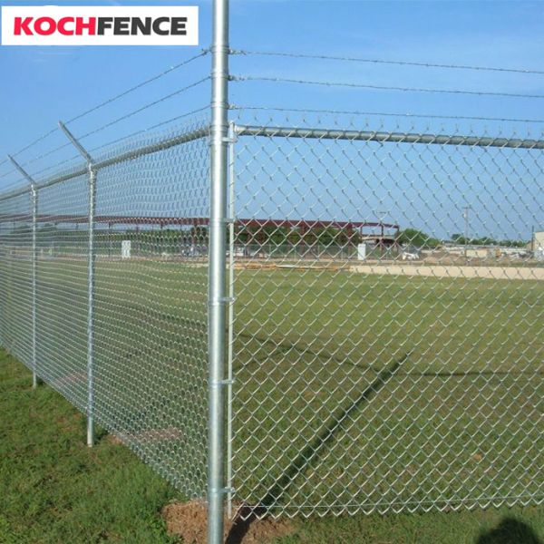 Corrosion Resistant 6 Gauge Chain Link Fence , Diamond Wire Mesh durable