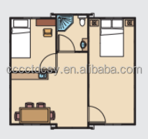 Modern Expandable Container Cabin Small Quick Build Prefab Houses