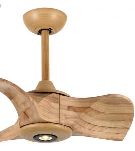 China 24 Inch Solid Wood Ceiling Fan Living Room Wood Fan With Light on sale
