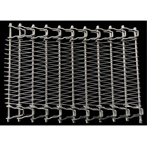 Buy cheap Seafood Freezing Oven Food Grade 316 Stainless Steel Spiral Mesh Belt from wholesalers