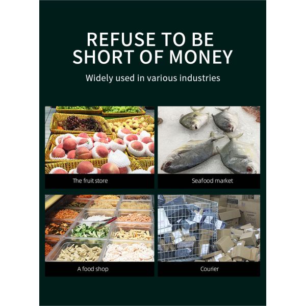 Digital Display Electronic Scale for Fruits Vegetables Meat and Food 20KG Maximum Weight Veidt Weighing Computing Scale