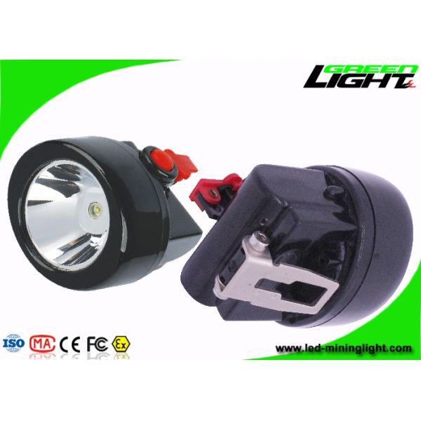 Small Volum Miners Cap Lamp PC Material For Mineral Industry / Tunnel Projects