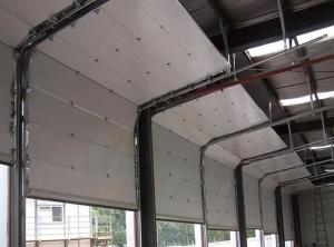 Quality Security Steel Insulated Sectional Doors Modern Electric / Manual Operation Factory direct sale commercial sandwich door for sale