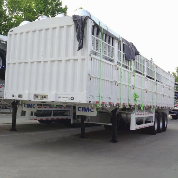 CE Livestock 60T Fence 600mm Sidewall Semi Trailer