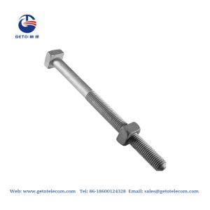 Quality Machine HDG Standard Galvanized Bolts And Nuts for sale