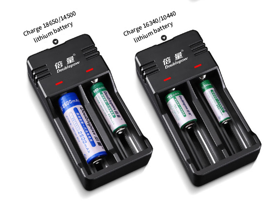 Doublepow USB 3.7 Volt Lithium Ion Battery Charger 26650 16340 18650