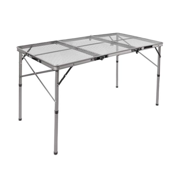 Aluminum Metal Portable Grill Table For Outdoor Furniture