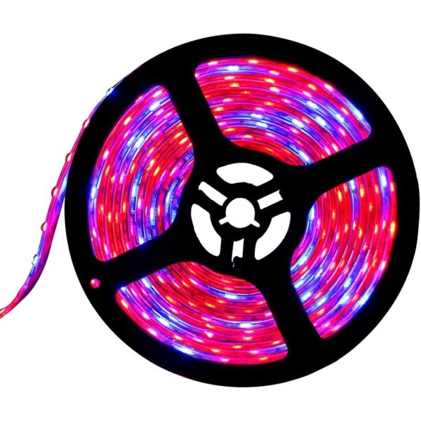 5V PLANT LED Grow Light Strips,Waterproof Full Spectrum Plant Grow Light, USB 16ft 300LEDs