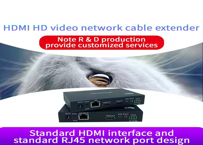 4K 70M HDMI over cat6 HDBaseT Extender No delay, no compression.